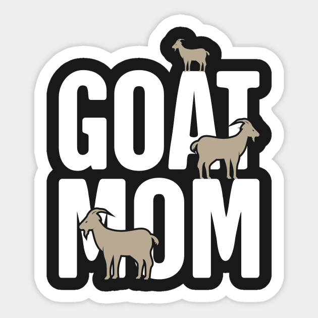 Goat Mom Sticker by MeatMan